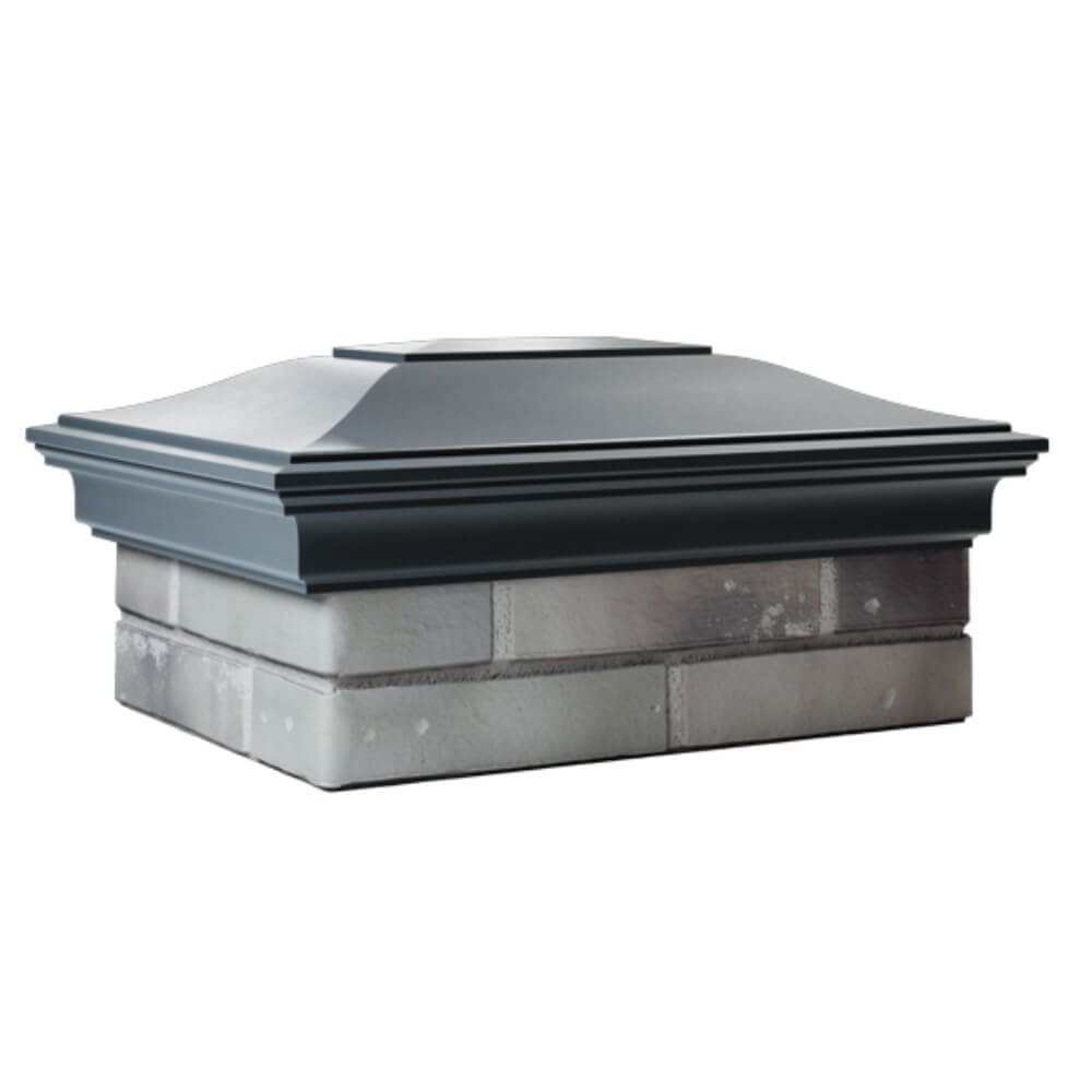 Колпак Zking Монблан Серый на столб 2х1.5 кирпича (515х385мм) в Славгороде фото