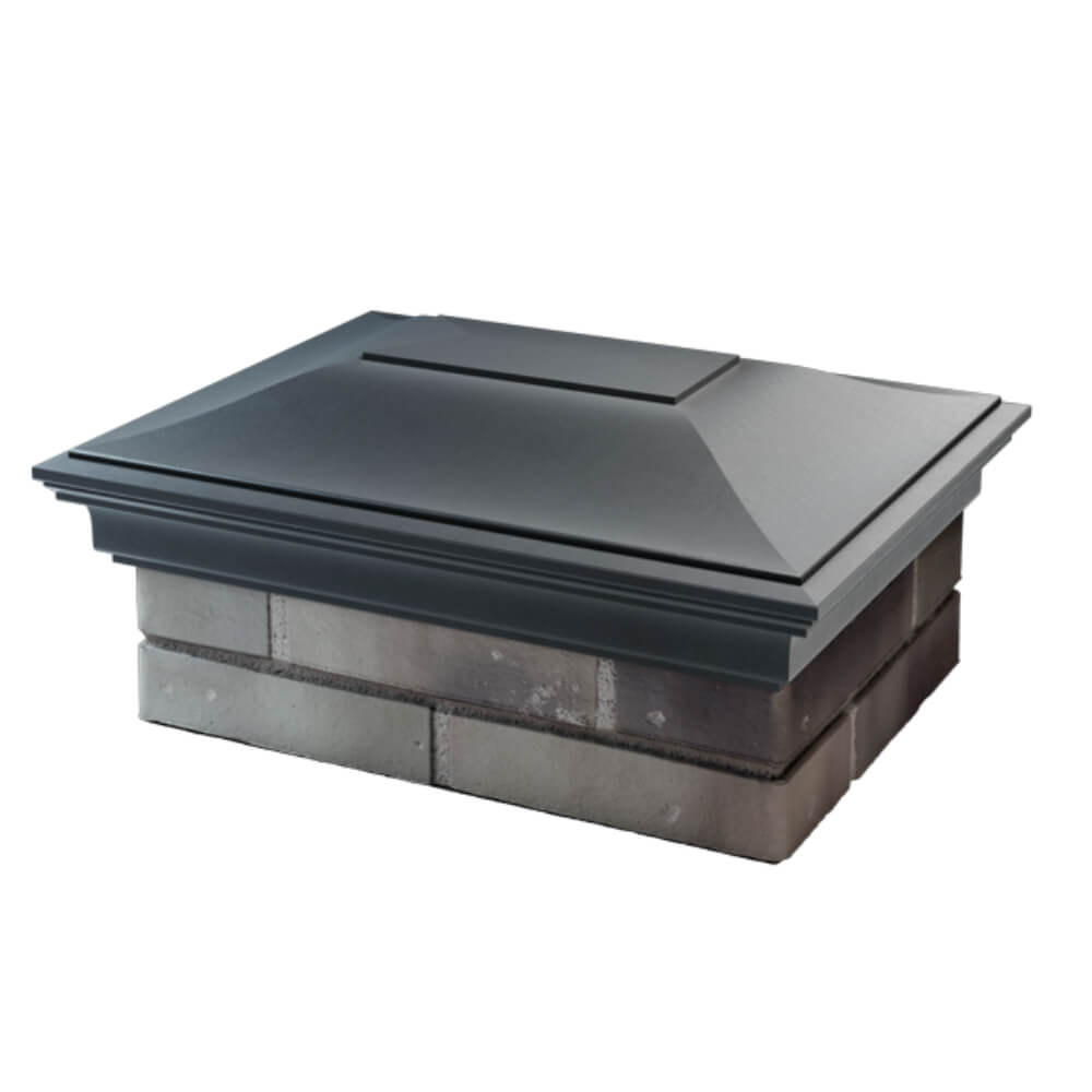 Колпак Zking Монблан Серый на столб 2х1.5 кирпича (515х385мм) в Славгороде фото