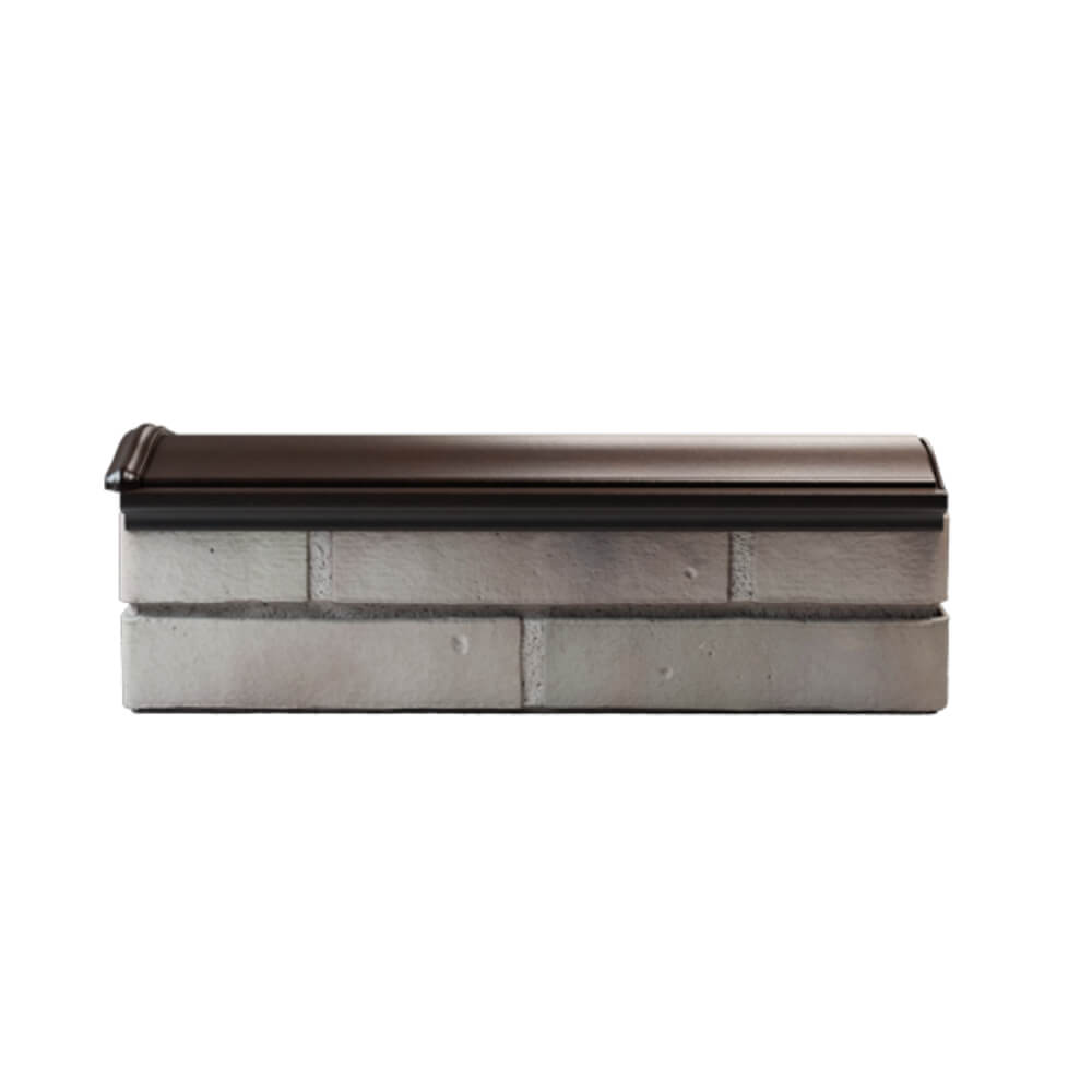 Парапет Zking Монблан Коричневый посадка на 0.5 кирпича (130мм) в Славгороде фото