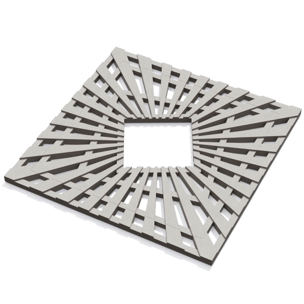 Приствольная решетка для дерева ZKING ATMOSPHERE 1.2х1.2м Бежевая в Славгороде фото