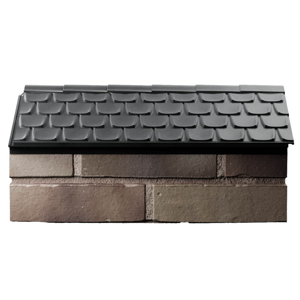 Парапет Zking Эльбрус Серый с посадкой на 1 кирпич (255мм) в Славгороде фото