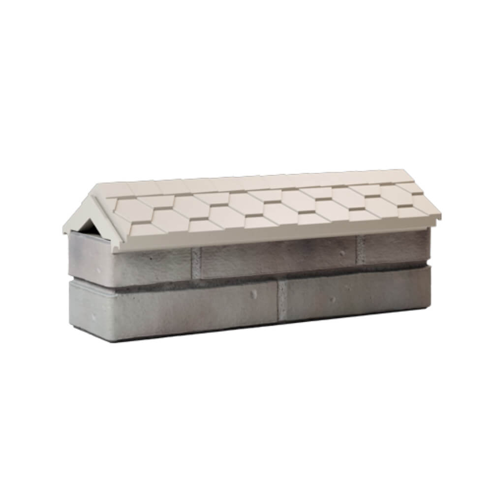 Парапет Zking Эверест Бежевый с посадкой на 0.5 кирпича (130мм) Славгород фото