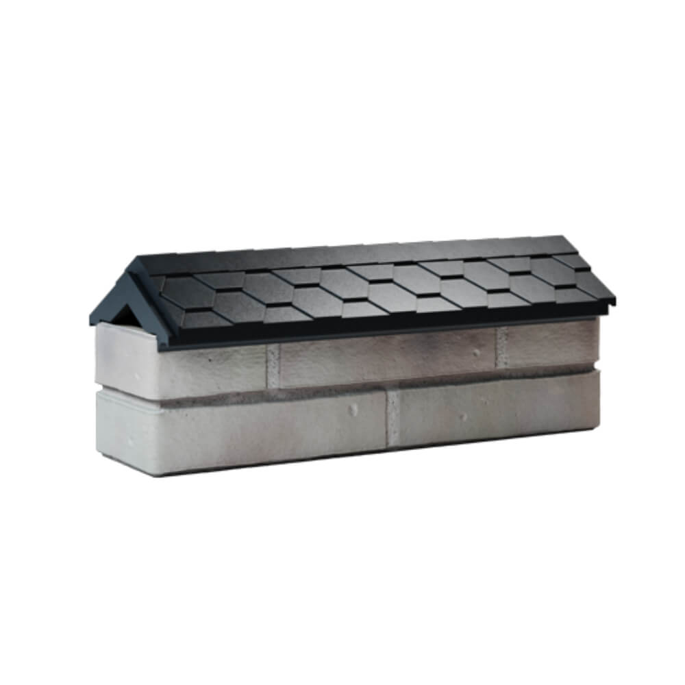 Парапет Zking Эверест Черный с посадкой на 0.5 кирпича (130мм) Славгород фото