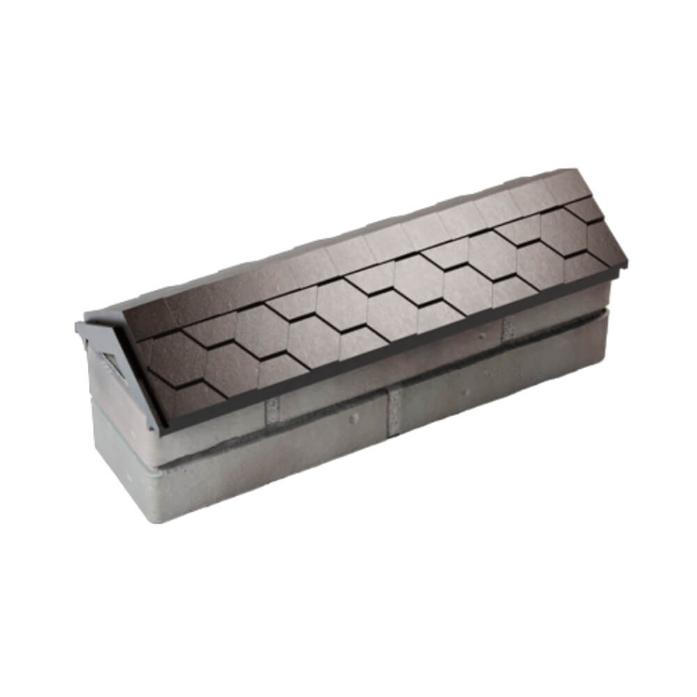 Парапет Zking Эверест Коричневый с посадкой на 0.5 кирпича (130мм) в Славгороде фото