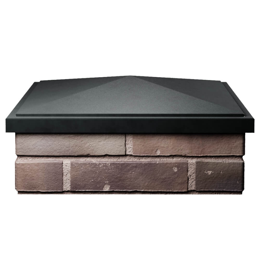 Колпак Zking БонаМоно Черный на столб 2х2 кирпича (515х515, 530х530мм) Славгород фото