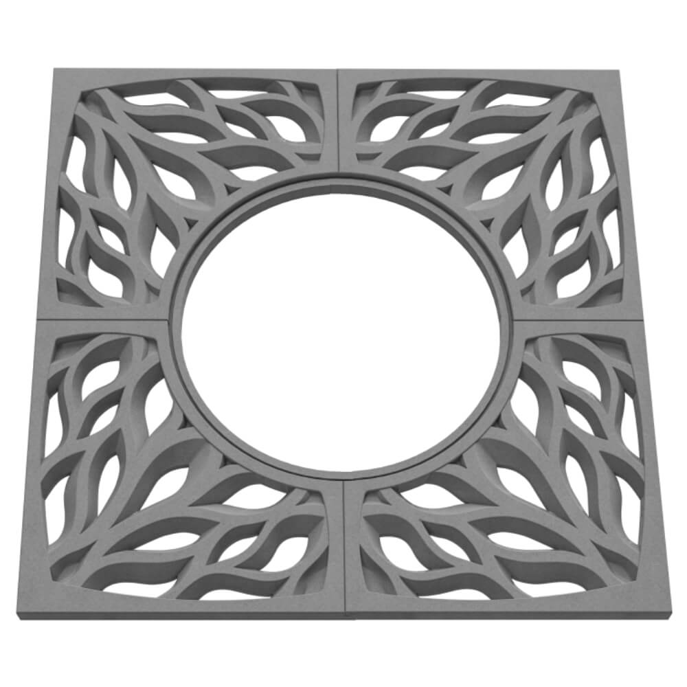 Приствольная решетка для дерева ZKING CRUST 1.2х1.2м Серая в Славгороде фото