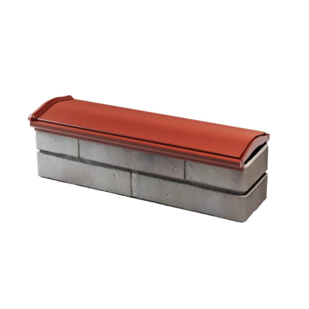 Парапет Zking Монблан Красный посадка на 0.5 кирпича (130мм) в Славгороде фото