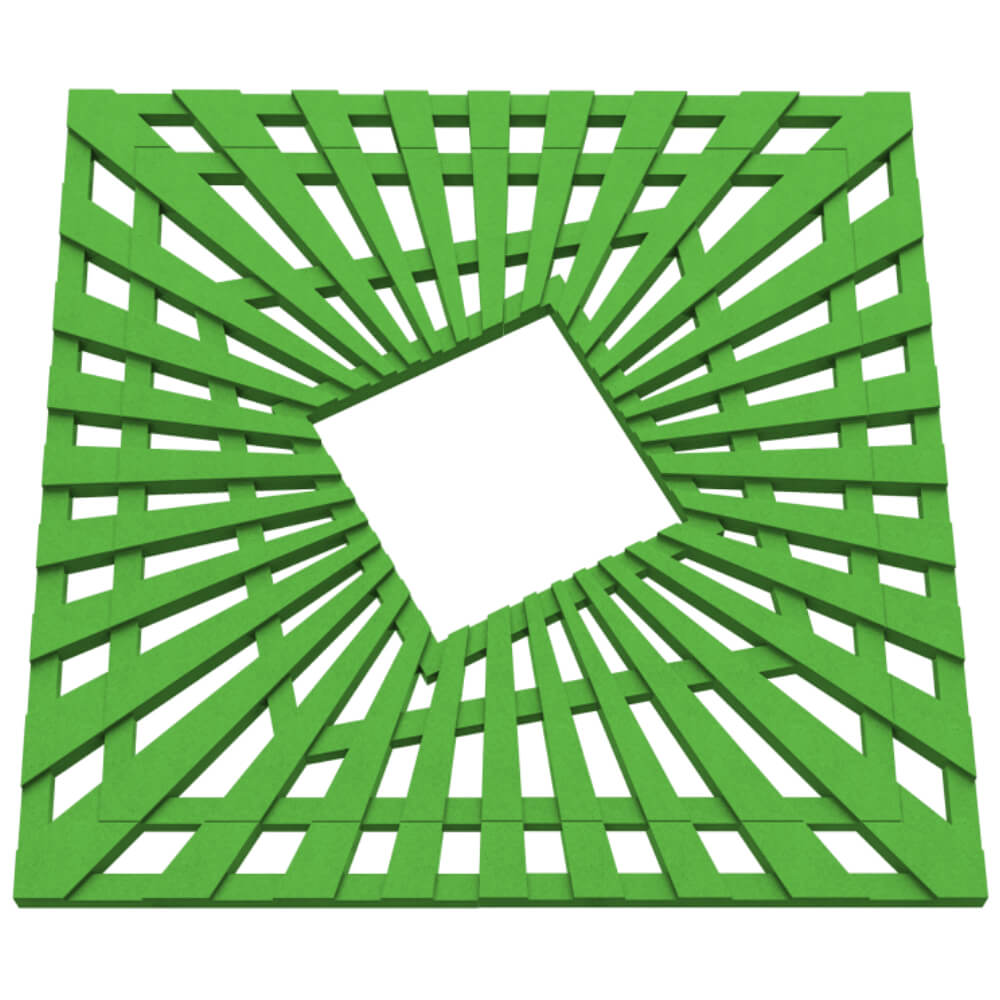 Приствольная решетка для дерева ZKING ATMOSPHERE 1.2х1.2м Зеленая в Славгороде фото