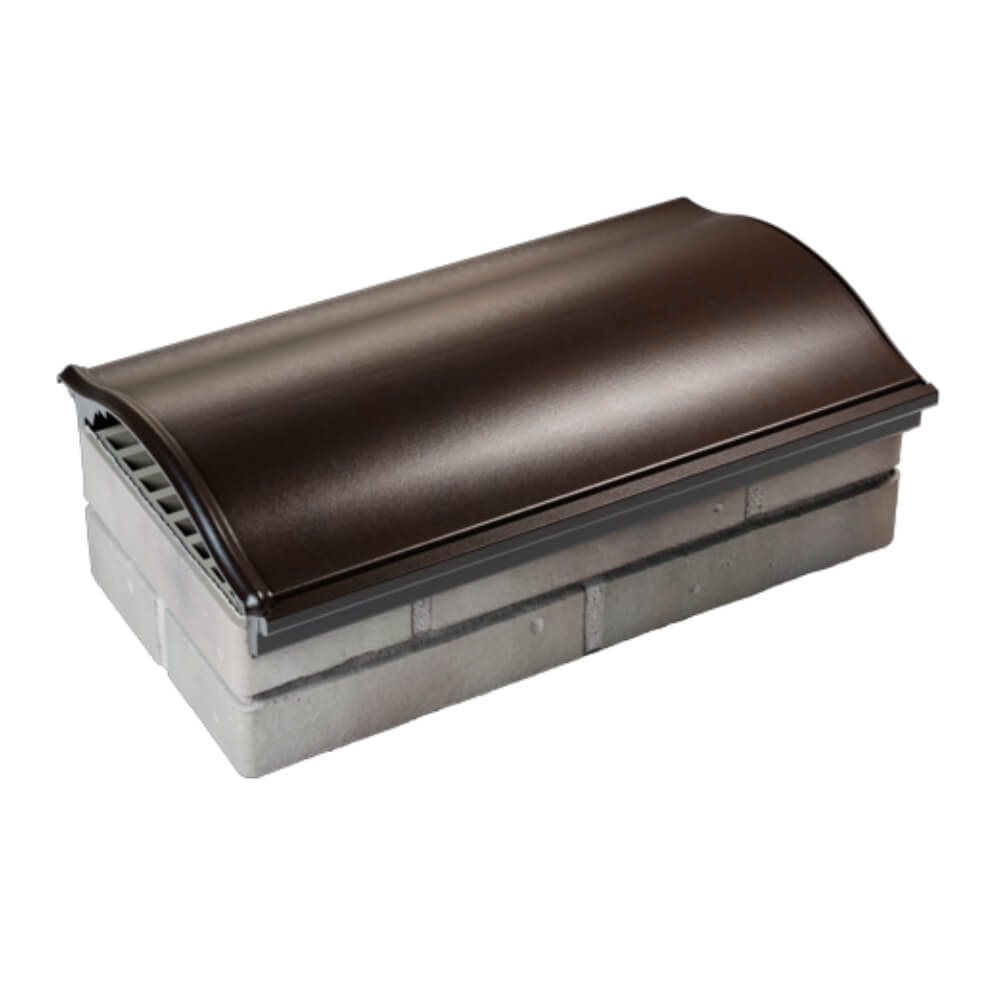 Парапет Zking Монблан Коричневый посадка на 1 кирпич (200/225/255мм) в Славгороде фото