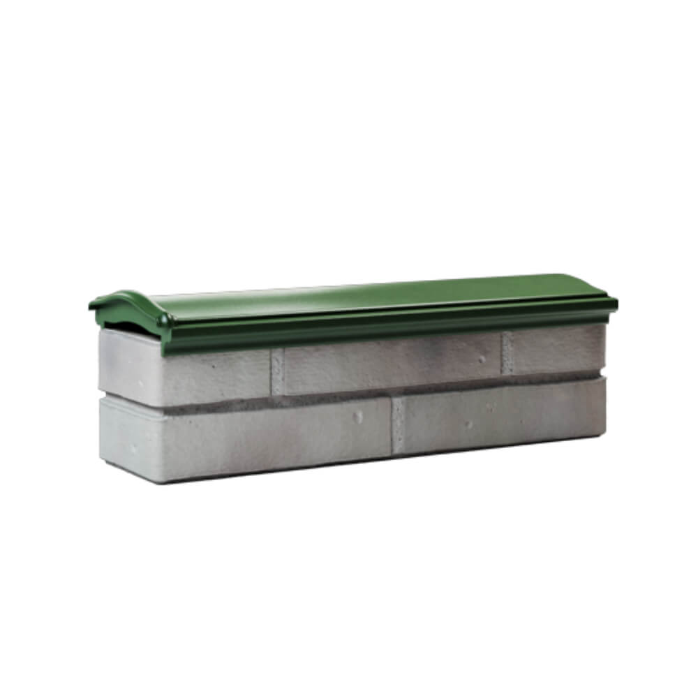 Парапет Zking Монблан Зеленый посадка на 0.5 кирпича (130мм) Славгород фото