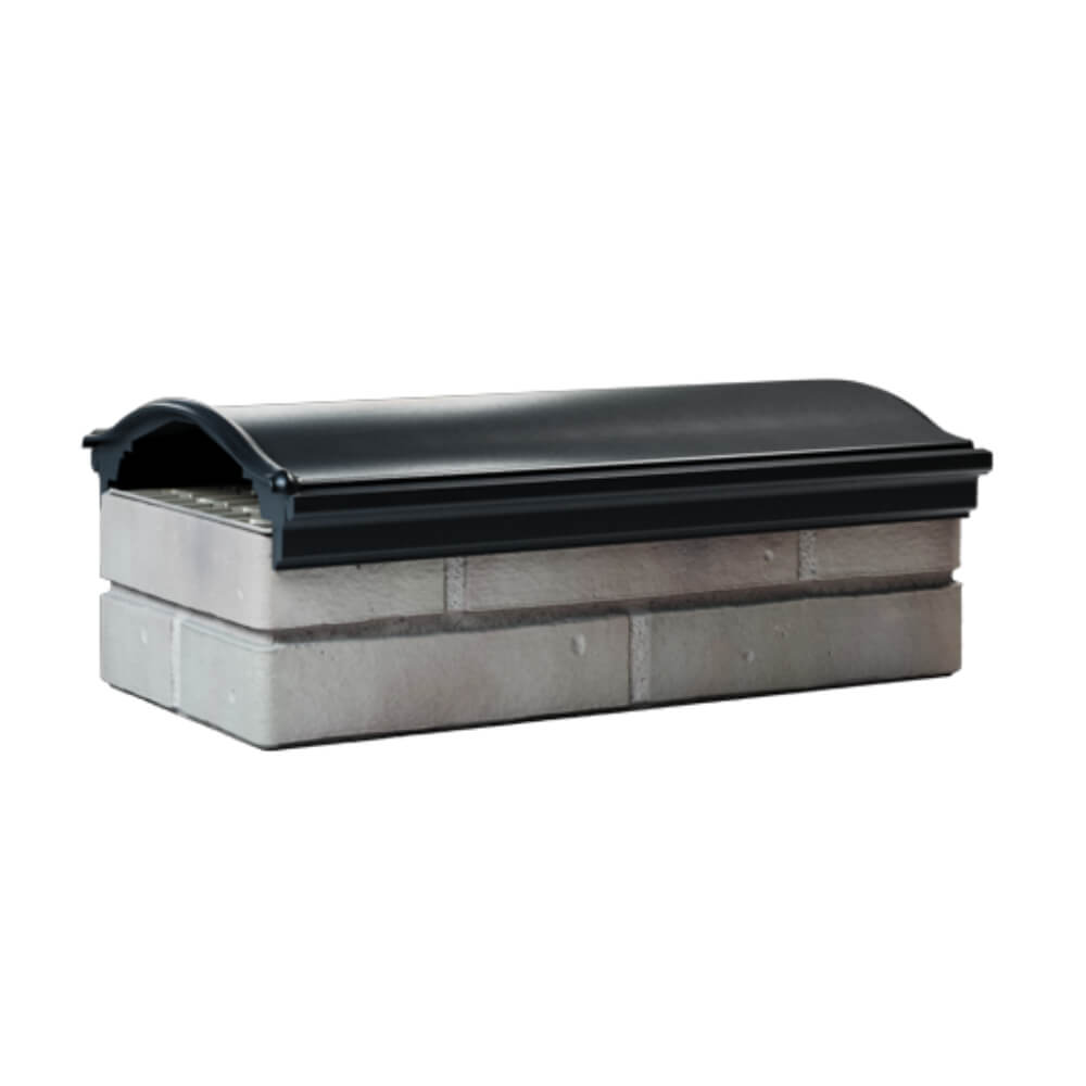 Парапет Zking Монблан Черный посадка на 1 кирпич (200/225/255мм) Славгород фото