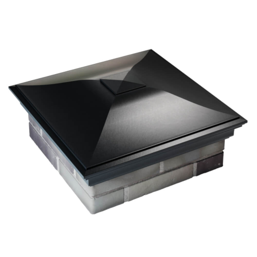 Колпак Zking Монблан Черный на столб 2х2 кирпича (515х515мм) Славгород фото