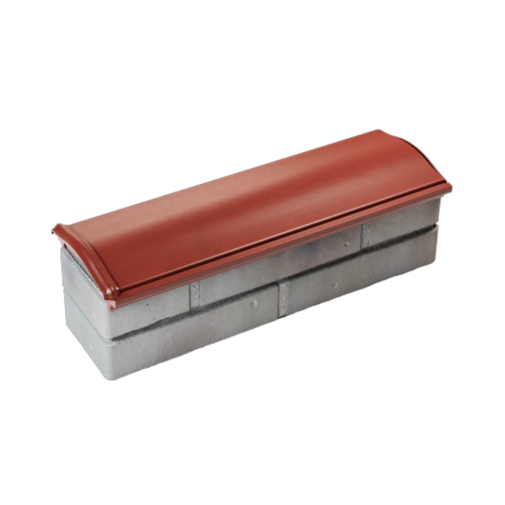 Парапет Zking Монблан Красный посадка на 0.5 кирпича (130мм) в Славгороде фото