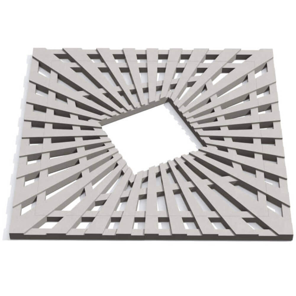 Приствольная решетка для дерева ZKING ATMOSPHERE 1.2х1.2м Бежевая Славгород фото