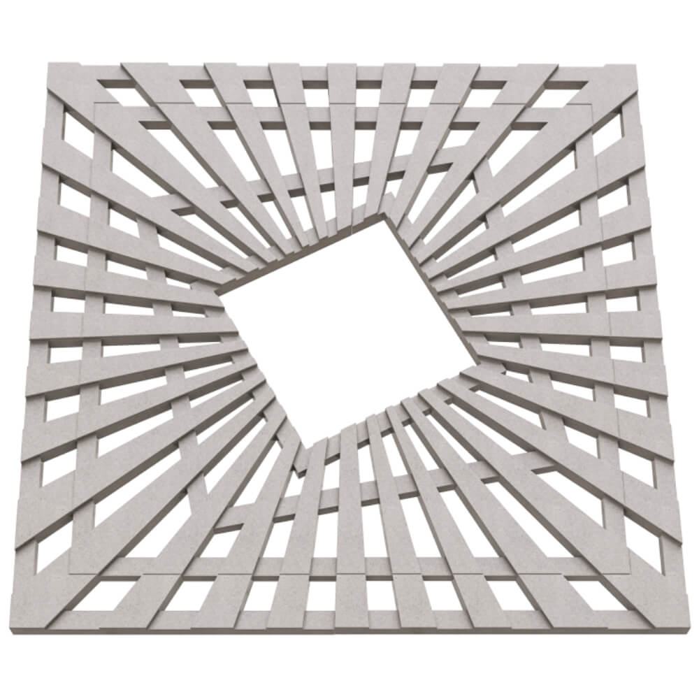 Приствольная решетка для дерева ZKING ATMOSPHERE 1.2х1.2м Бежевая в Славгороде фото