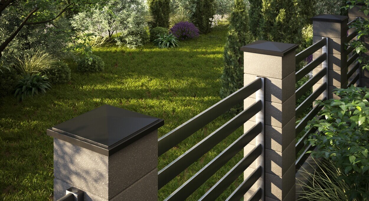 Колпак Zking БонаМоно Коричневый на столб 1.5х1.5 кирпича (385х385, 400х400мм) в Славгороде фото