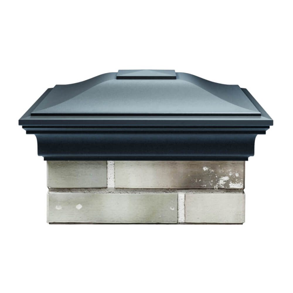 Колпак Zking Монблан Серый на столб 1.5х1.5 еврокирпича 0.7НФ (355х355мм) Славгород фото