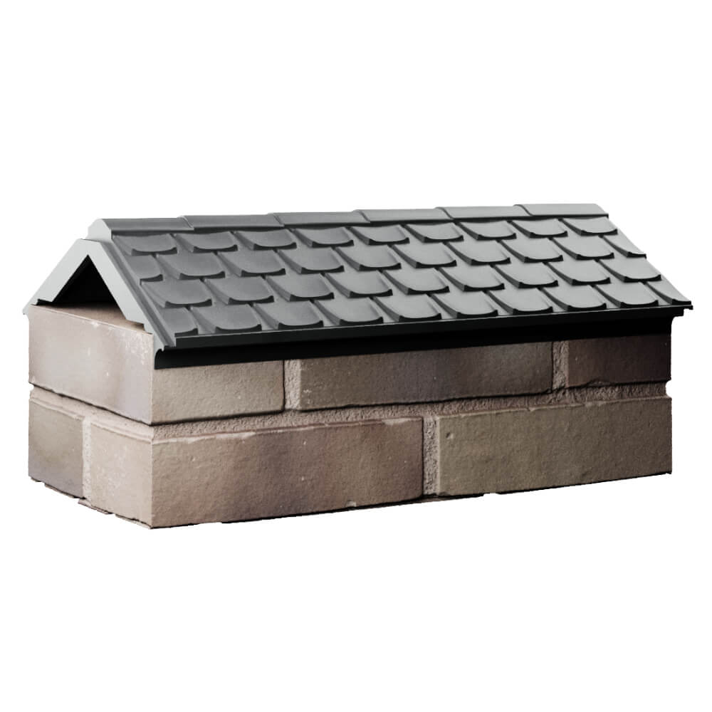 Парапет Zking Эльбрус Серый с посадкой на 1 кирпич (255мм) Славгород фото