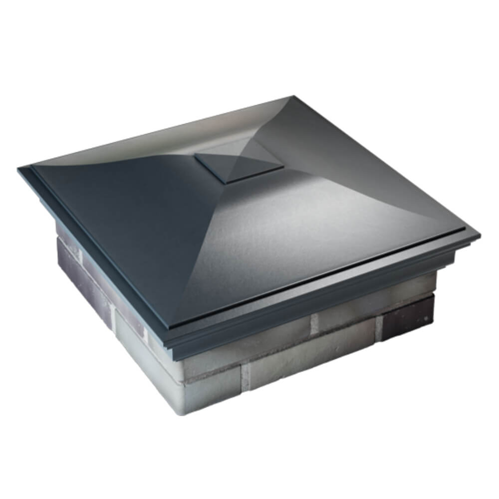 Колпак Zking Монблан Серый на столб 2х2 кирпича (515х515мм) Славгород фото