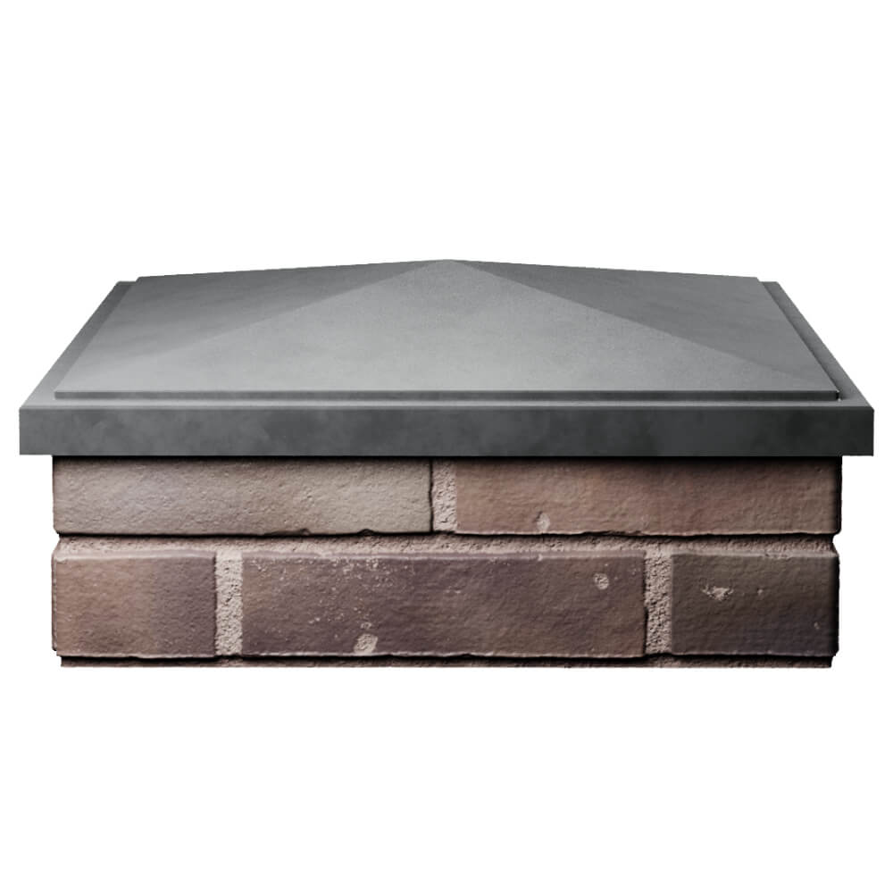 Колпак Zking БонаМоно Серый на столб 2х2 кирпича (515х515, 530х530мм) Славгород фото