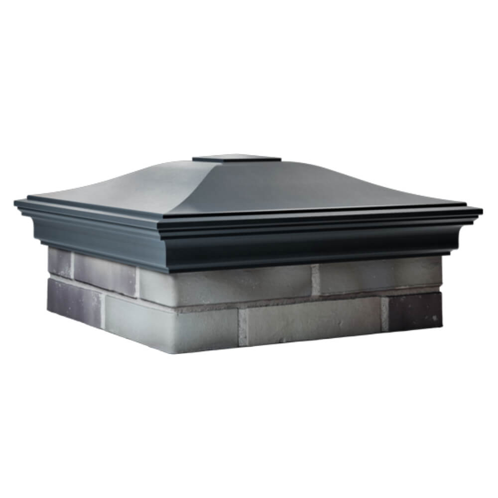 Колпак Zking Монблан Серый на столб 2х2 кирпича (515х515мм) в Славгороде фото