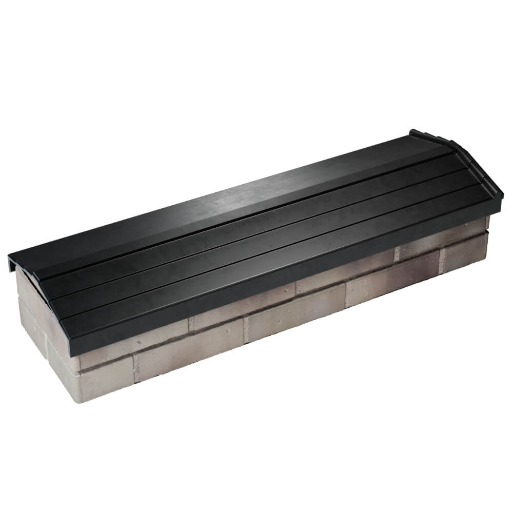 Парапет Zking Бона ХайТек Черный посадка на 0.5 кирпича (130мм) в Славгороде фото