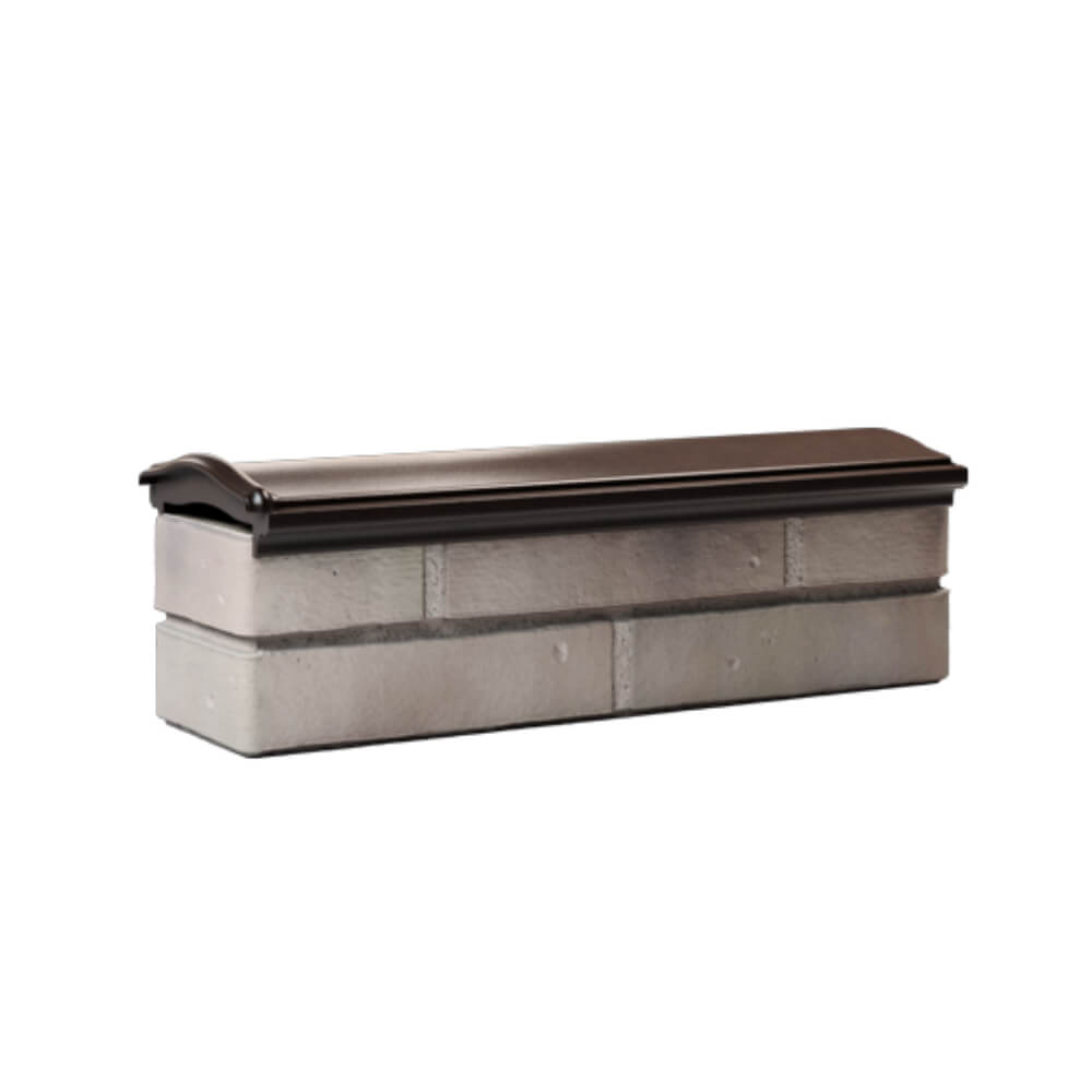 Парапет Zking Монблан Коричневый посадка на 0.5 кирпича (130мм) Славгород фото