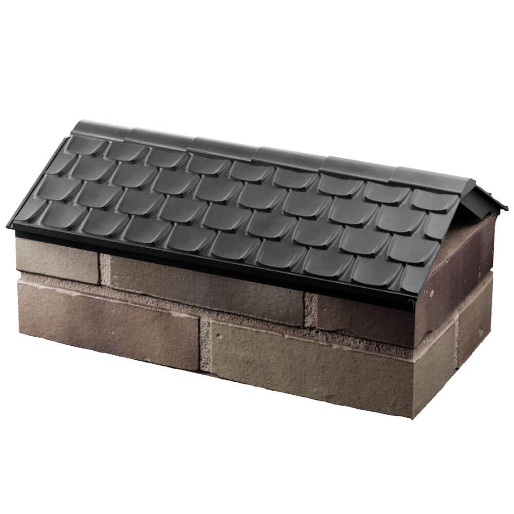 Парапет Zking Эльбрус Серый с посадкой на 1 кирпич (255мм) в Славгороде фото