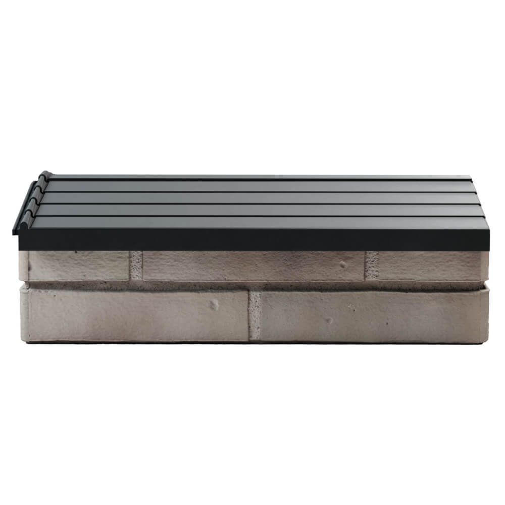 Парапет Zking Бона ХайТек Серый с посадкой на 1 кирпич (200/225/255мм) в Славгороде фото