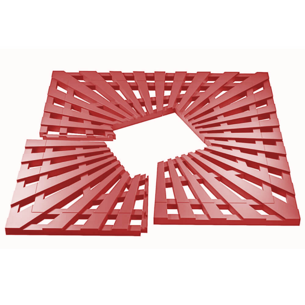 Приствольная решетка для дерева ZKING ATMOSPHERE 1.2х1.2м Красная в Славгороде фото