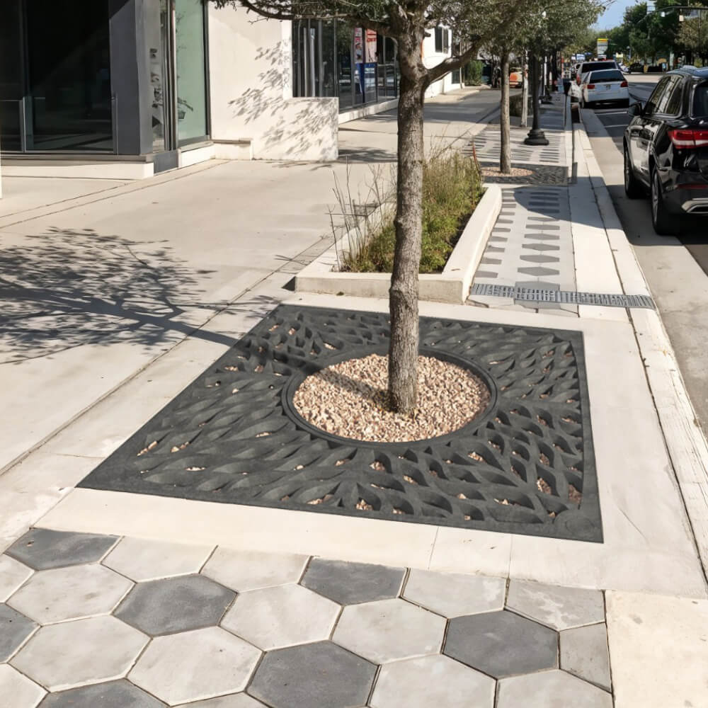 Приствольная решетка для дерева ZKING CRUST 2х2м Черная в Славгороде фото