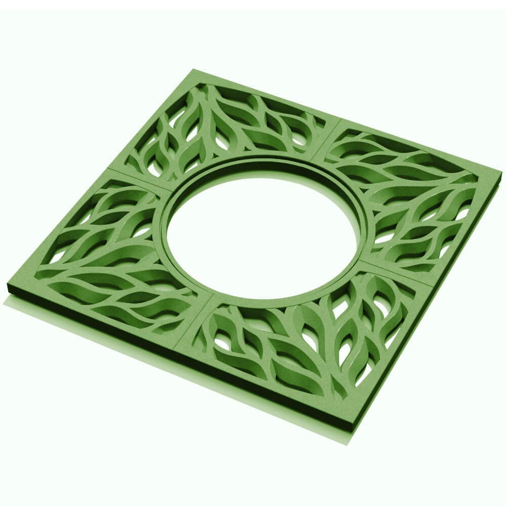 Приствольная решетка для дерева ZKING CRUST 1.2х1.2м Зеленая в Славгороде фото