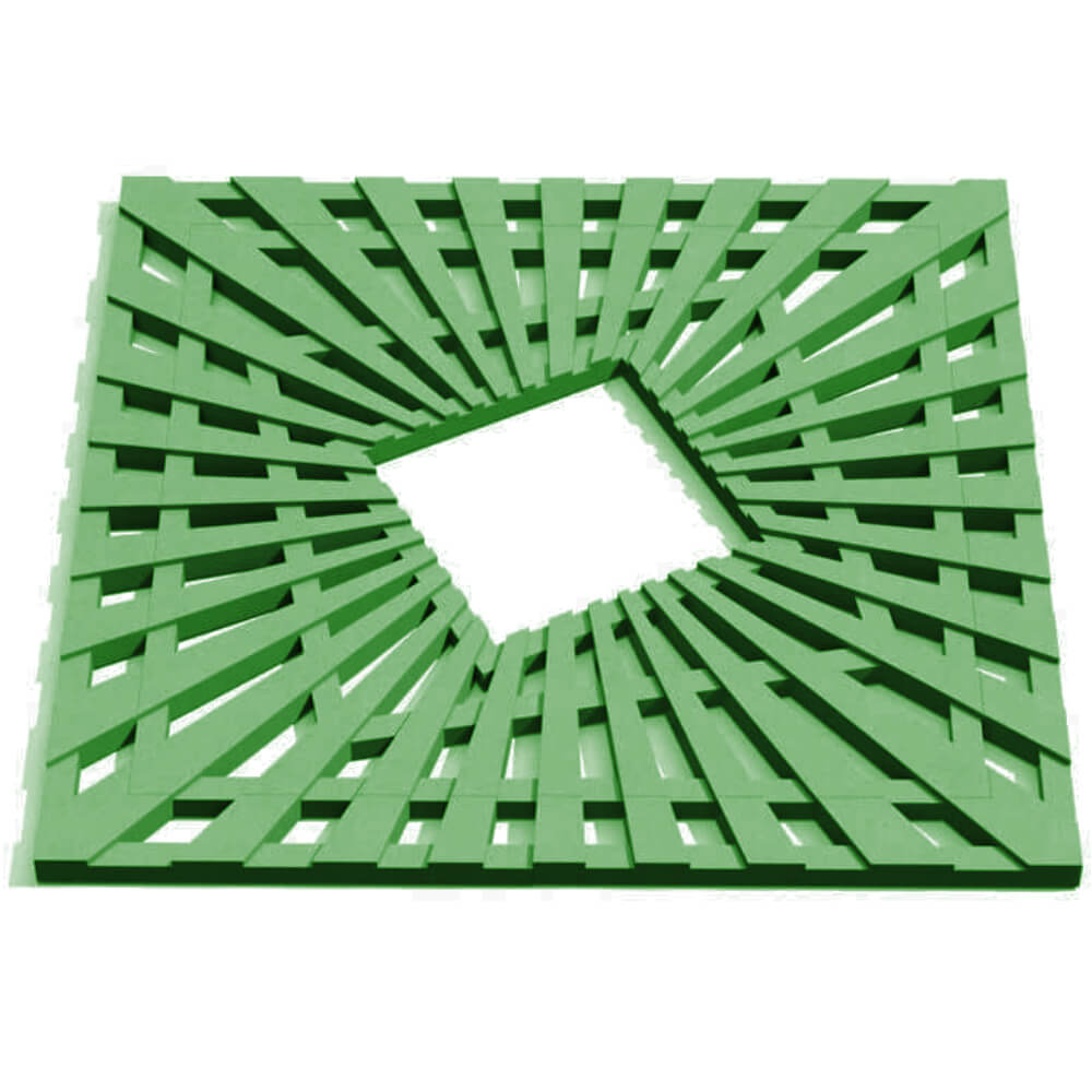 Приствольная решетка для дерева ZKING ATMOSPHERE 1.2х1.2м Зеленая Славгород фото