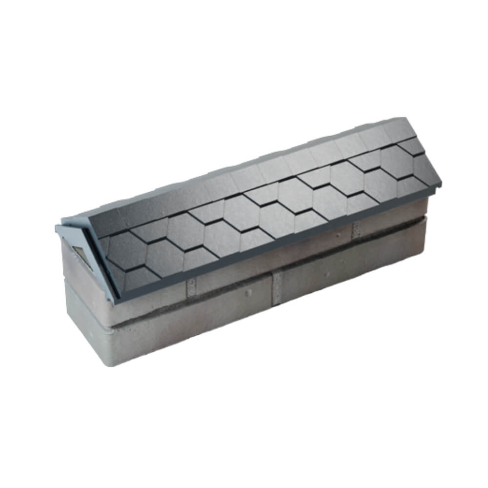 Парапет Zking Эверест Серый с посадкой на 0.5 кирпича (130мм) в Славгороде фото